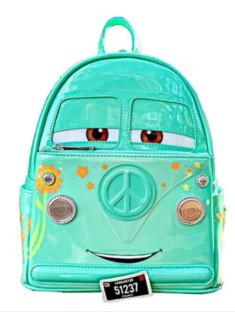 Loungefly Pixar Cars Fillmore Backpack.